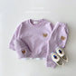 Bear Patch Sweatshirt & Jogger Set