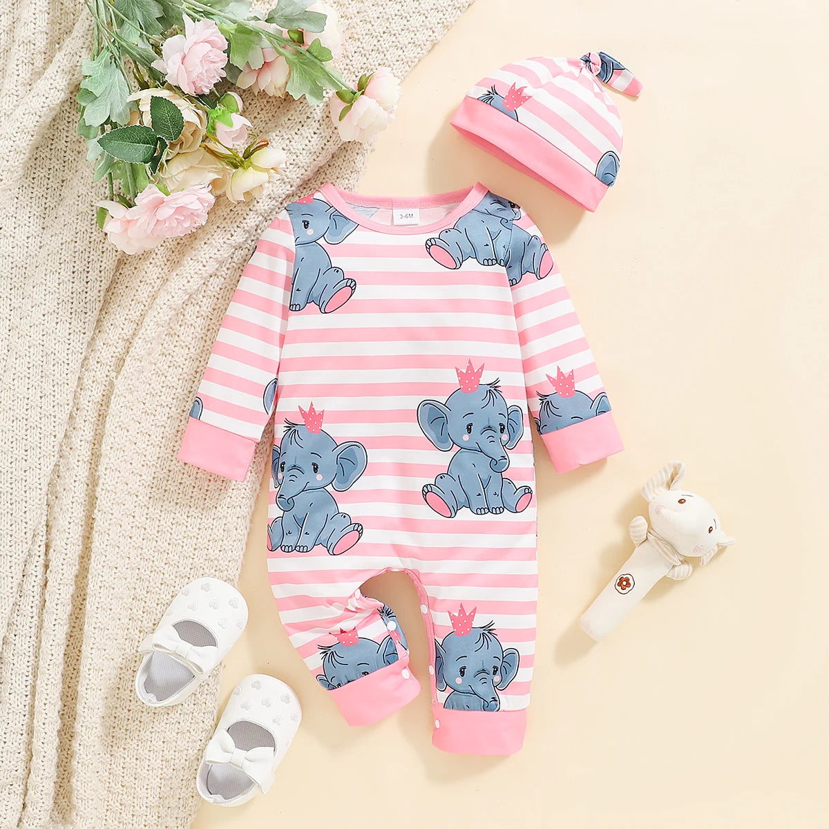 Newborn Romper & Hat Gift Set