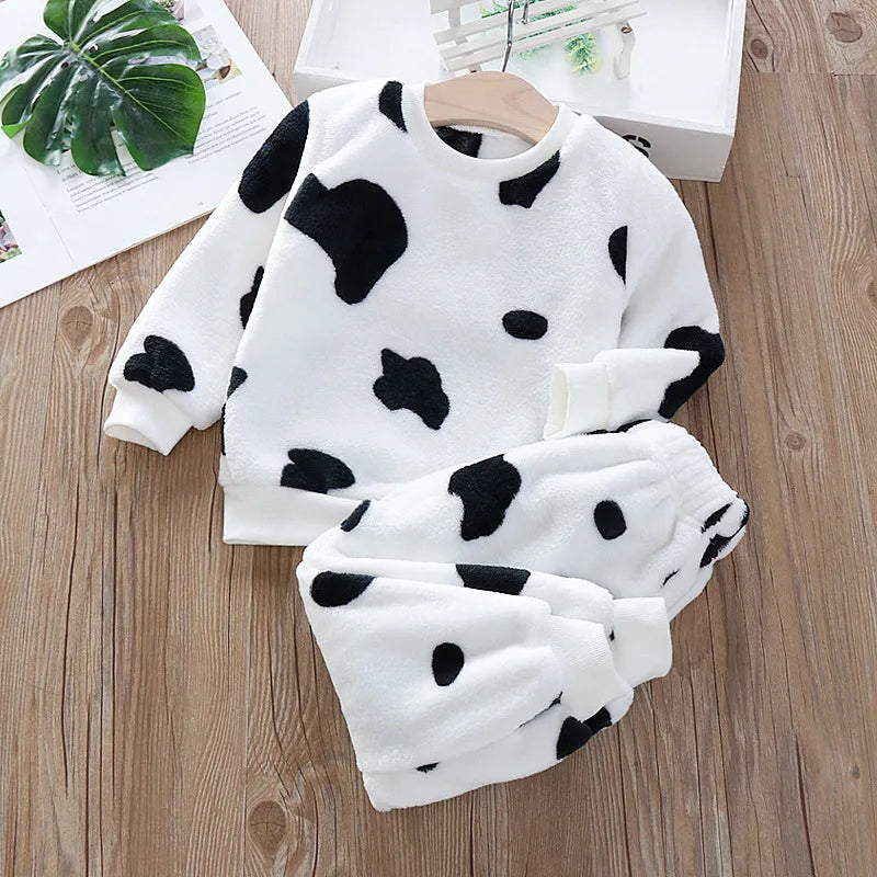 Kids Animal Print Pajama Set