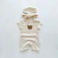 Kids Short Sleeve Waffle-Knit Patchwork Set (Baby Girls & Boys)