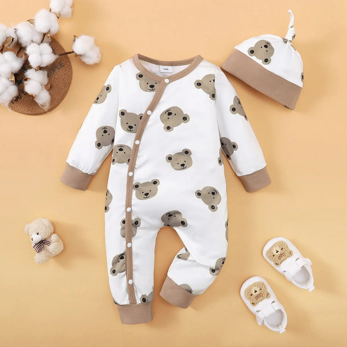 Newborn Romper & Hat Gift Set