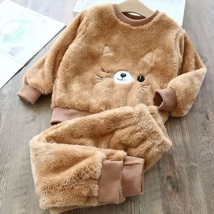 Kids Animal Print Pajama Set