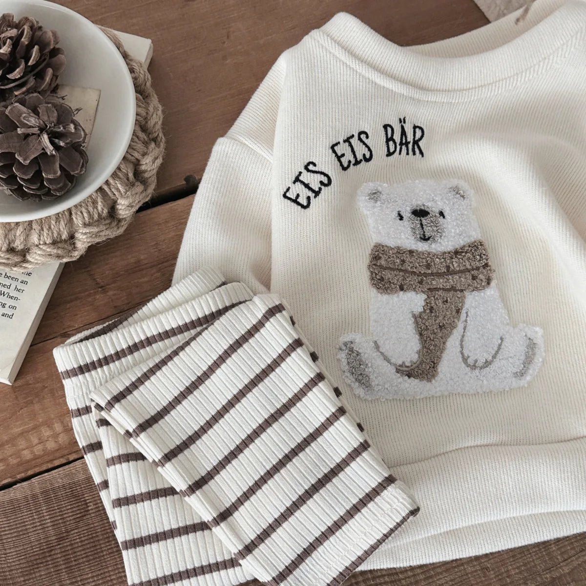 2Pcs Baby Girl Clothes Set - Newborn Essentials