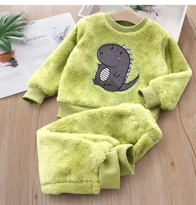 Kids Animal Print Pajama Set