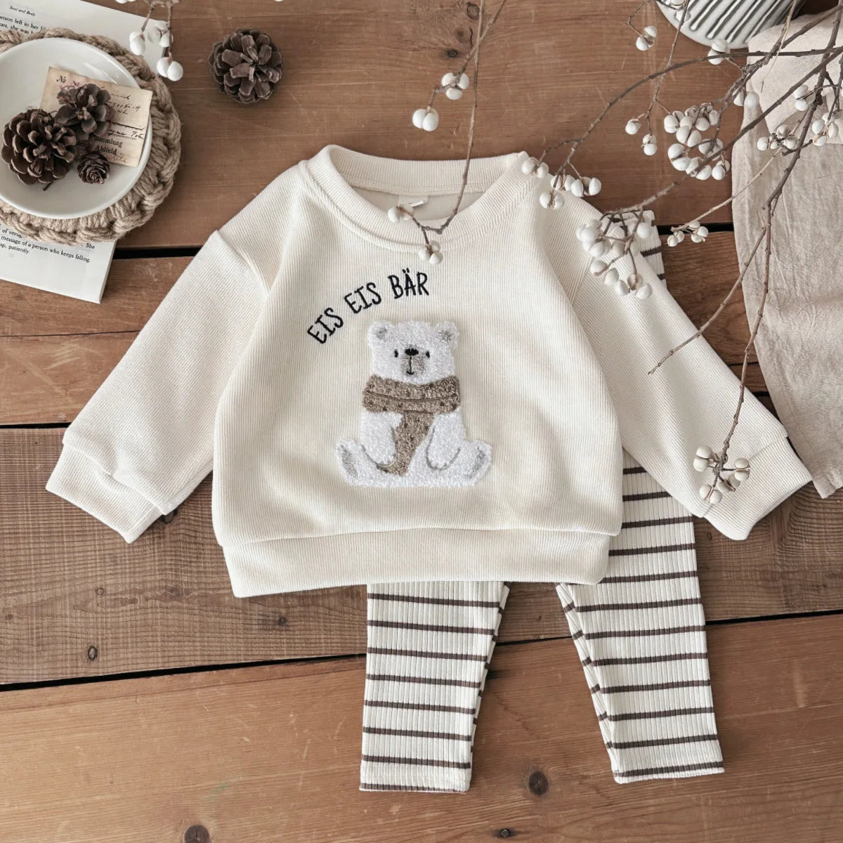 2Pcs Baby Girl Clothes Set - Newborn Essentials