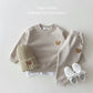 Bear Patch Sweatshirt & Jogger Set