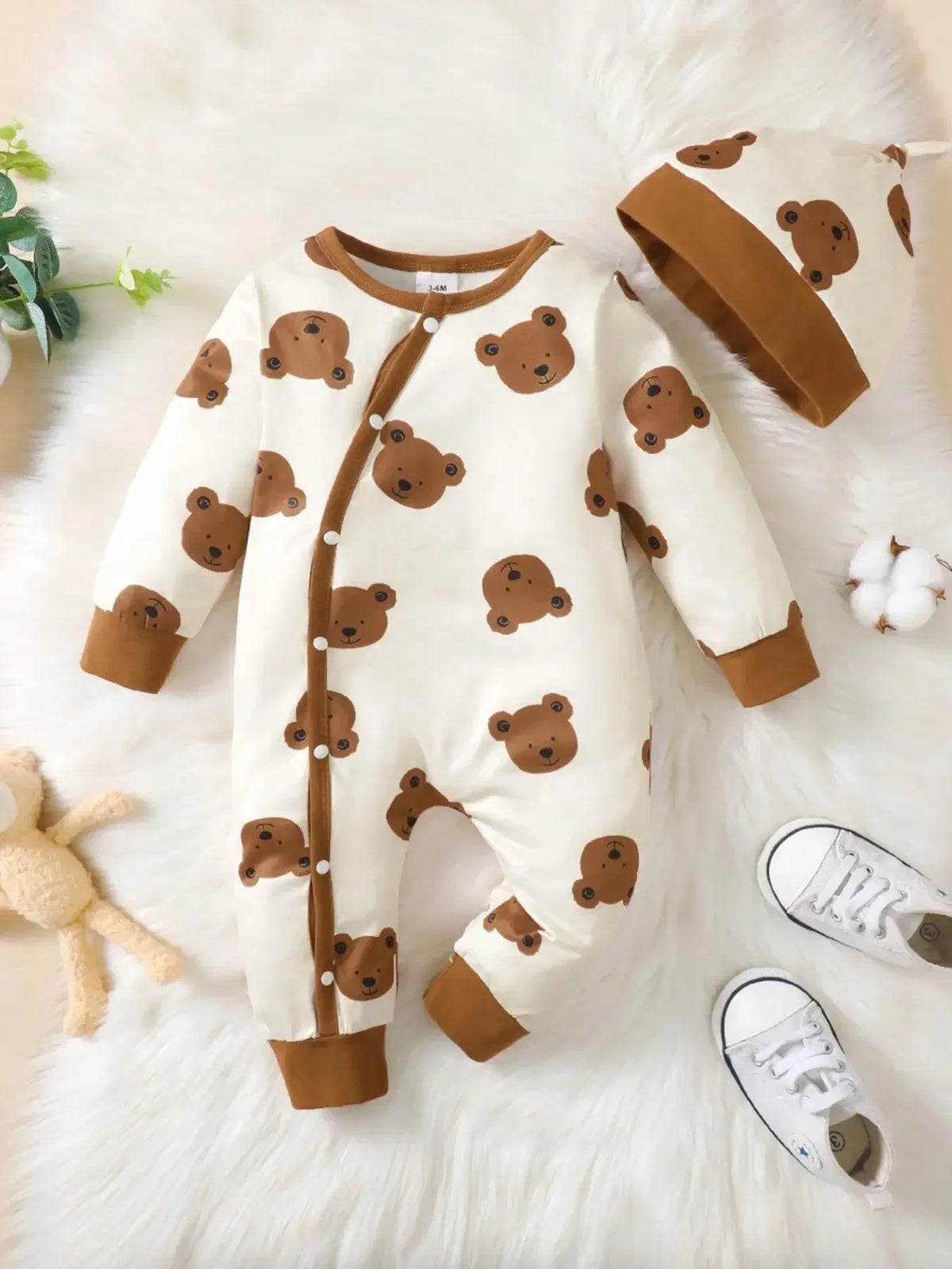 Newborn Romper & Hat Gift Set