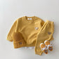 Bear Patch Sweatshirt & Jogger Set
