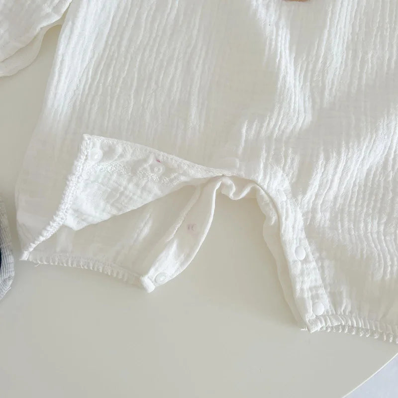 Muslin Bear Patch 3-Piece Baby Set