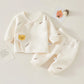 Baby Bear & Moon Thermal Sleepwear Set