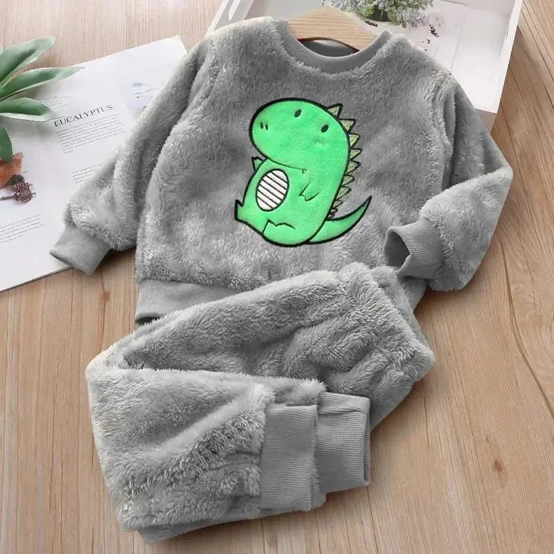 Kids Animal Print Pajama Set