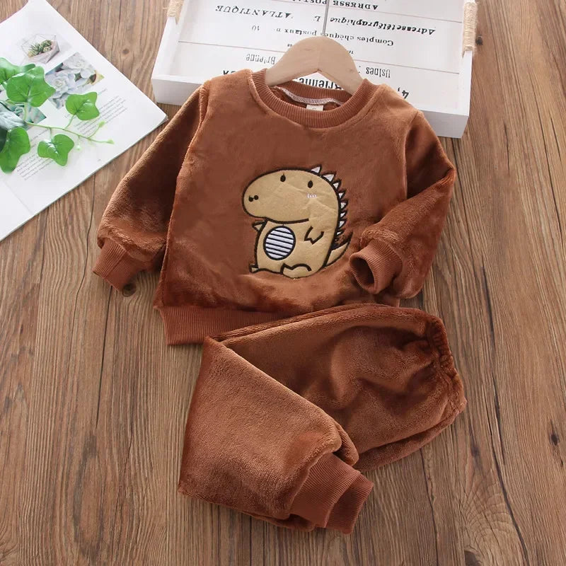 Kids Animal Print Pajama Set