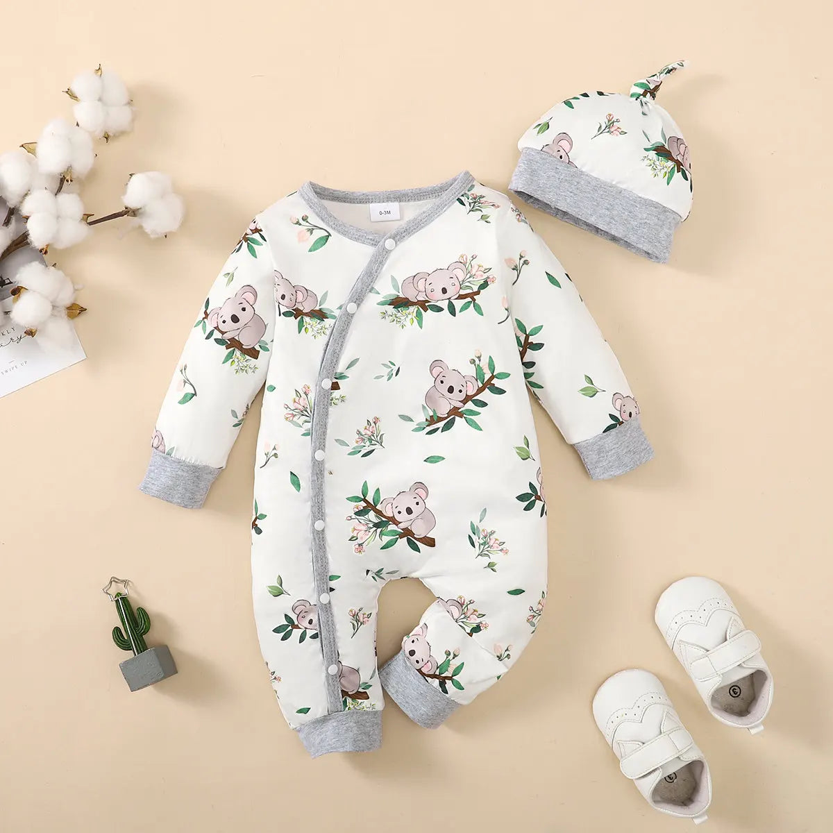 Newborn Romper & Hat Gift Set